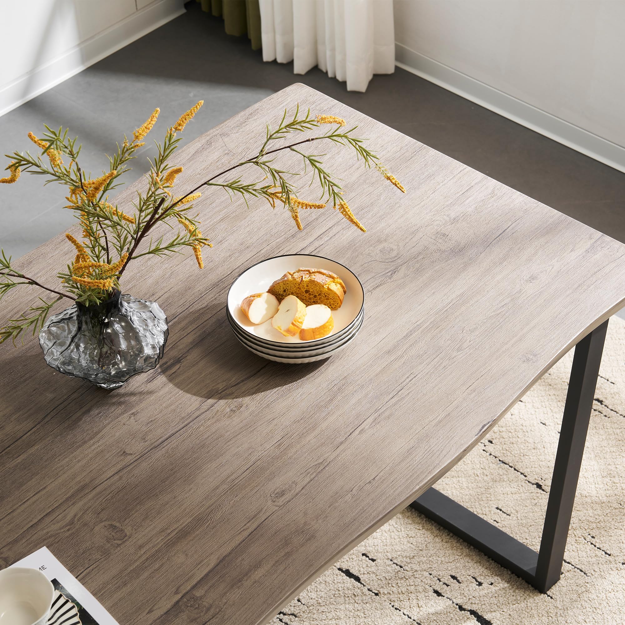 Amazon｜オーエスジェイ(OSJ) ダイニングテーブル 4人 幅140×奥行き80